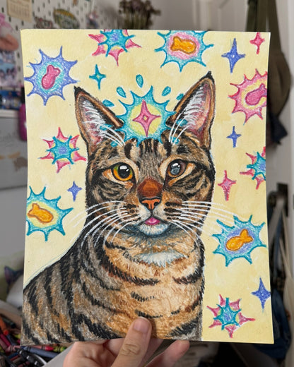 Custom Pet Portrait - Full Color