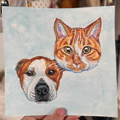 Custom Pet Portrait - Full Color